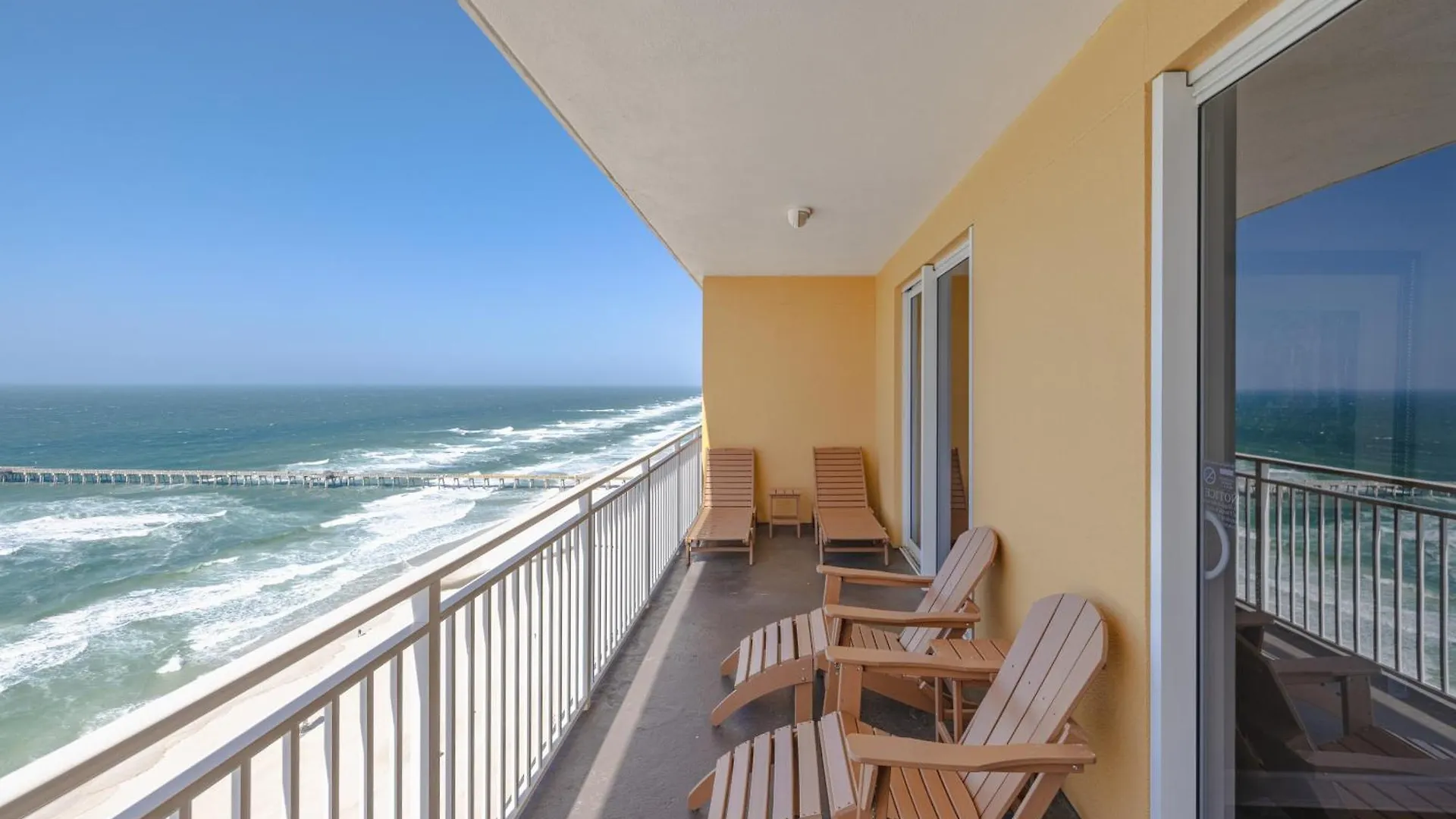 Beachfront Stunning View 100 Ft Long Swimming Pool Panama City Beach Daire