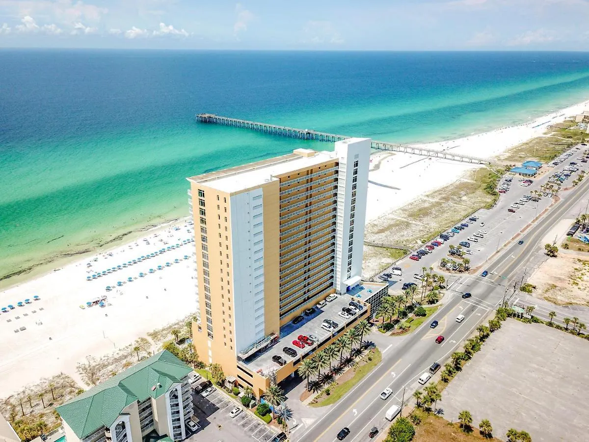 Apartment Beachfront Stunning View 100 Ft Long Swimming Pool Panama City Beach United States